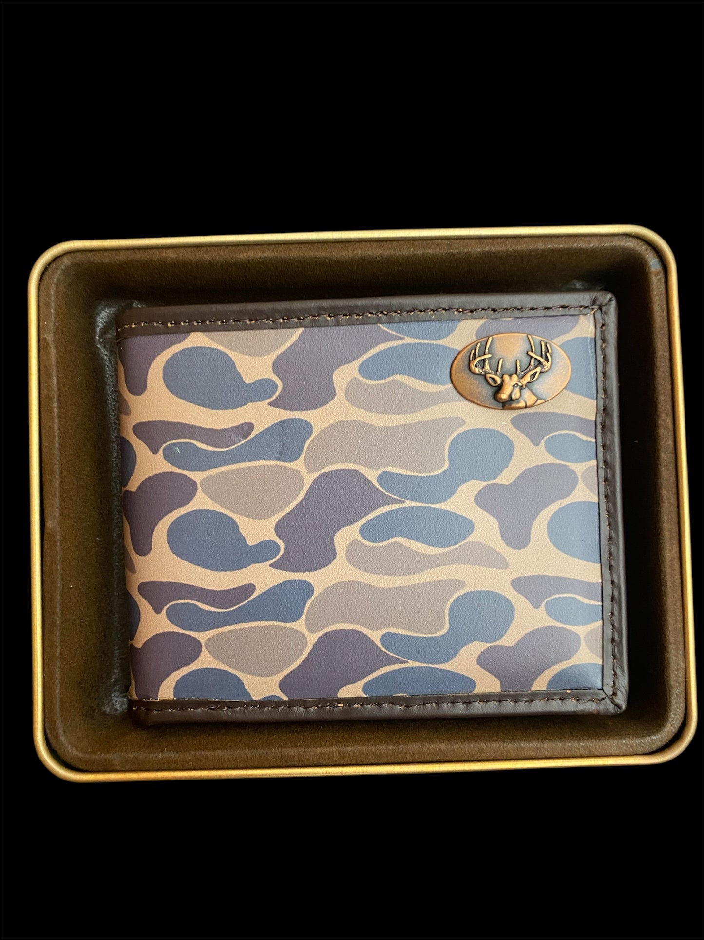 Zep-Pro Old School Camo Bifold Wallet -Buck