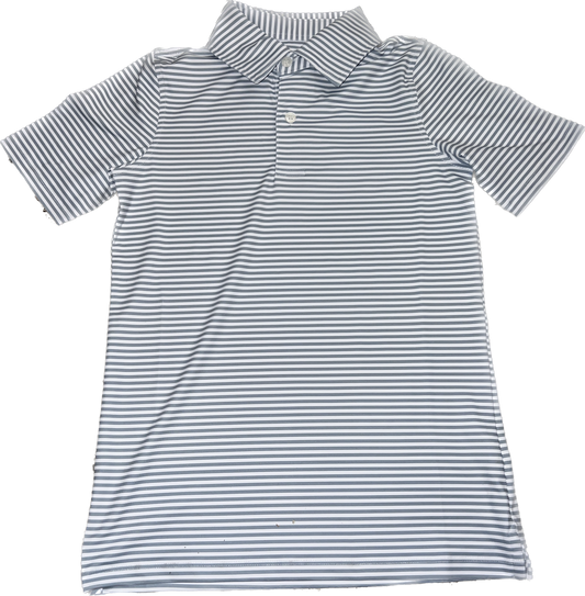 Meripex Youth Grey/White Polo