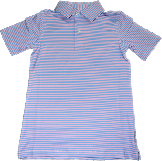 Meripex Men's Blue/Pink Polo