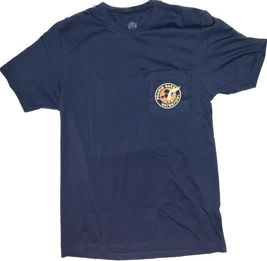 Prairie Oaks Waterfowl Shotshell Box SS Shirt-Navy