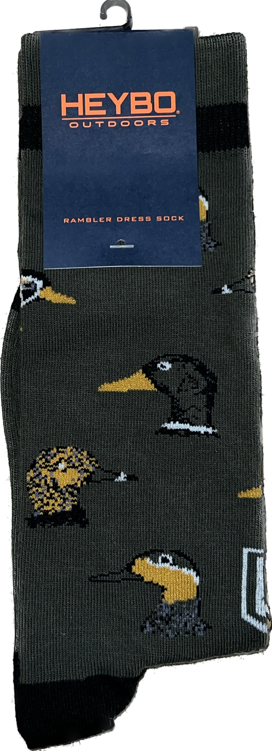 Heybo Rambler Ducks Sock- Sage