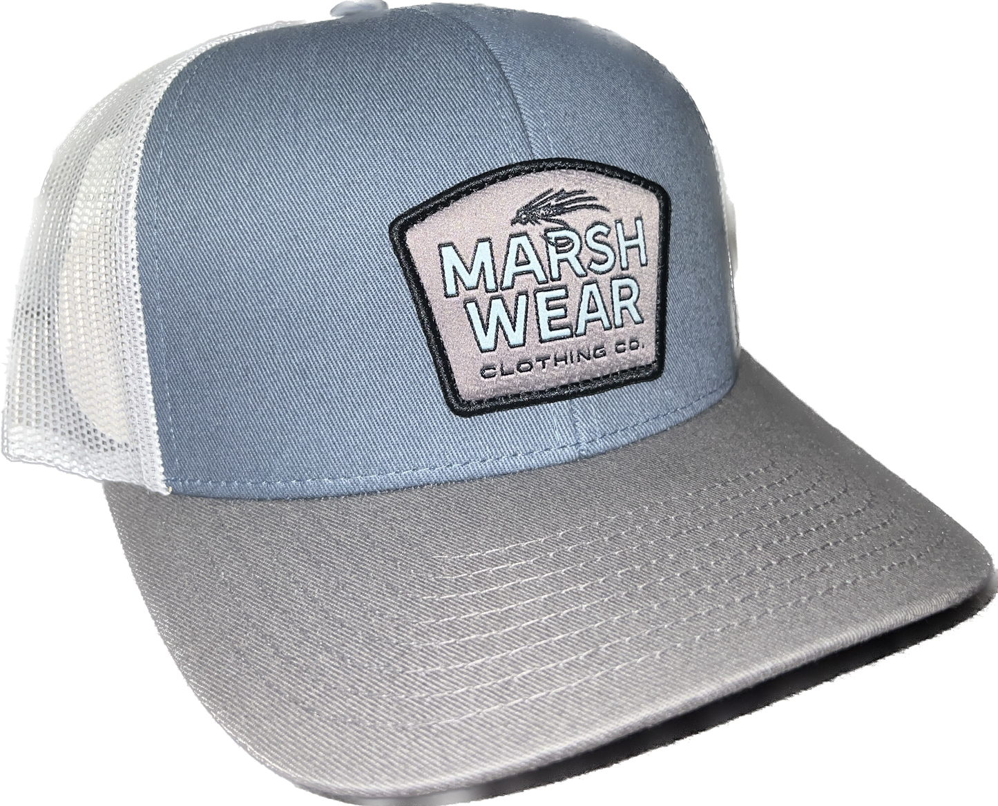 Marsh Wear Fly Patch Hat- Bluefin