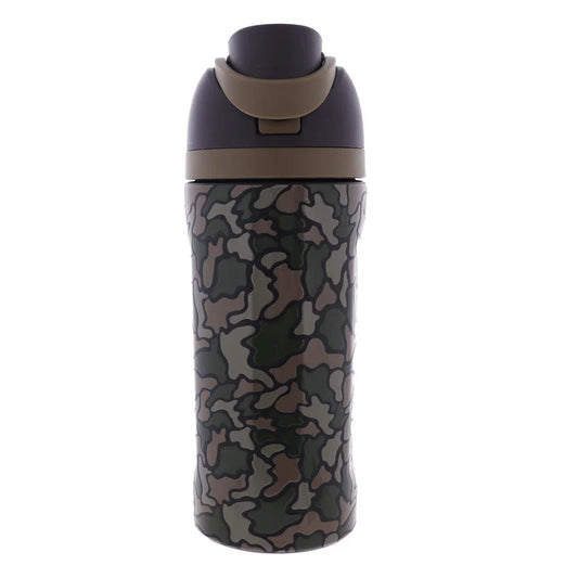JM Kids Shadow Ops 16 Oz. Water Bottle With Straw Cap