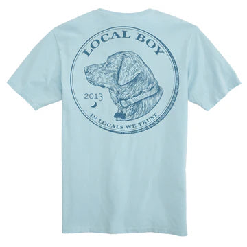 Local Boy Youth In Locals We Trust SS Tee - Chambray