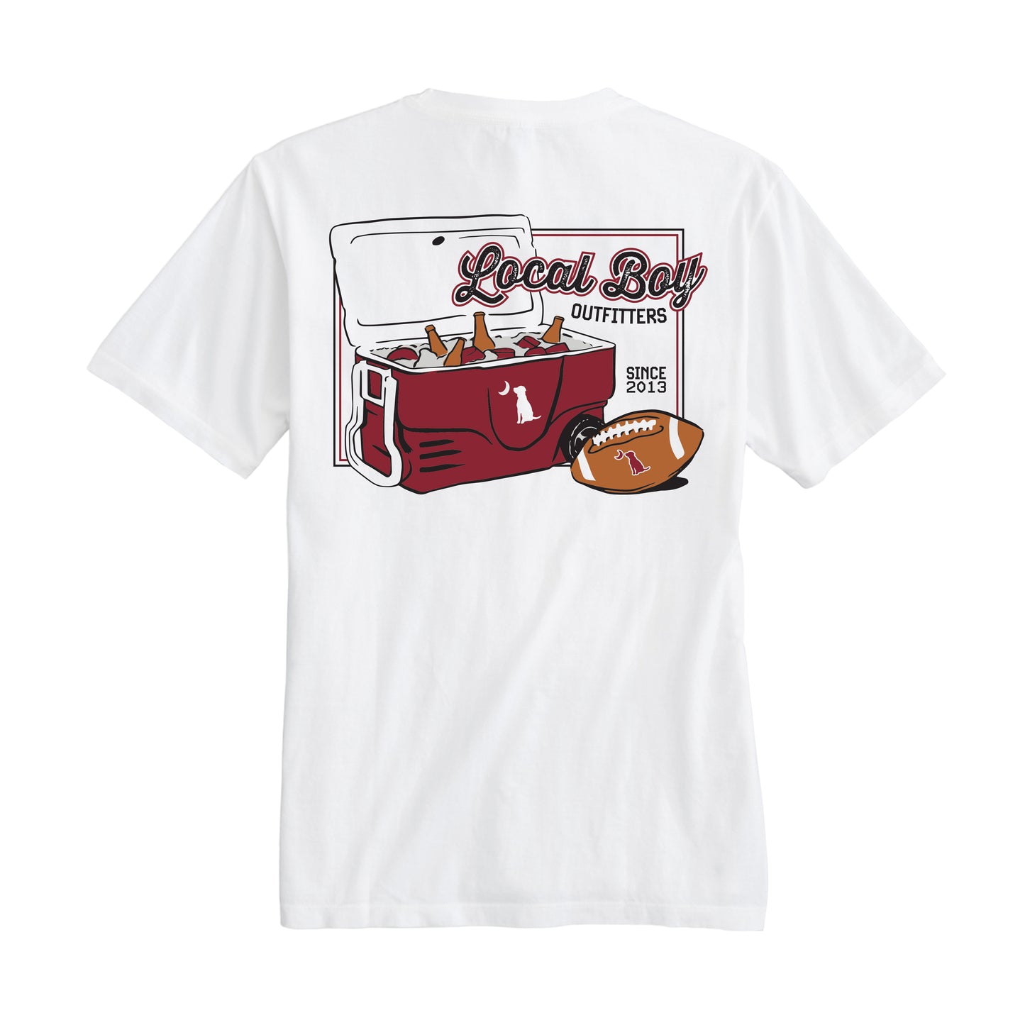 Local Boy Game Day Cooler Tee - Garnet/Black