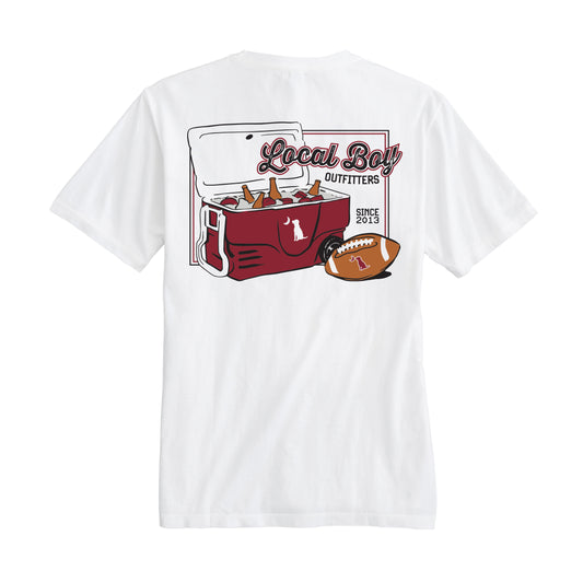 Local Boy Game Day Cooler Tee - Garnet/Black