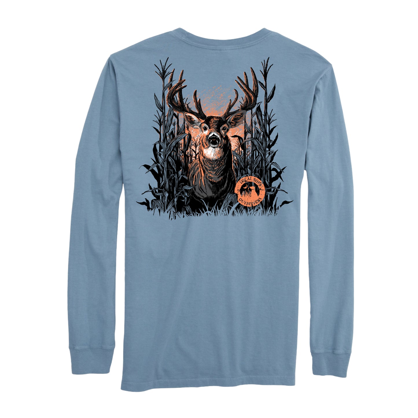 Local Boy Buck Maze Tee - Slate