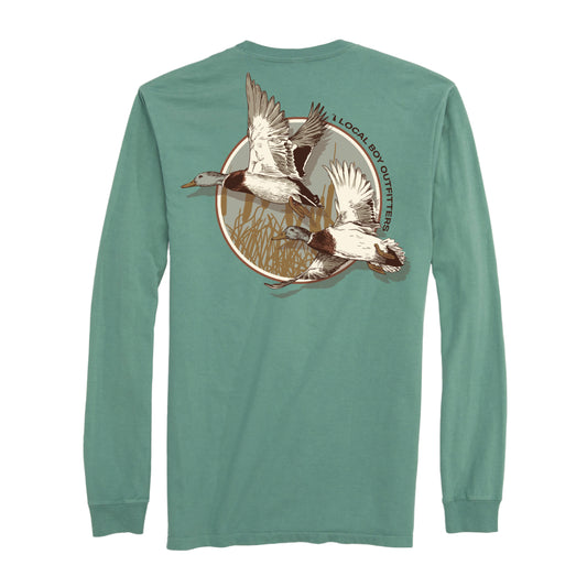 Local Boy Mallard Pair Tee - Light Green