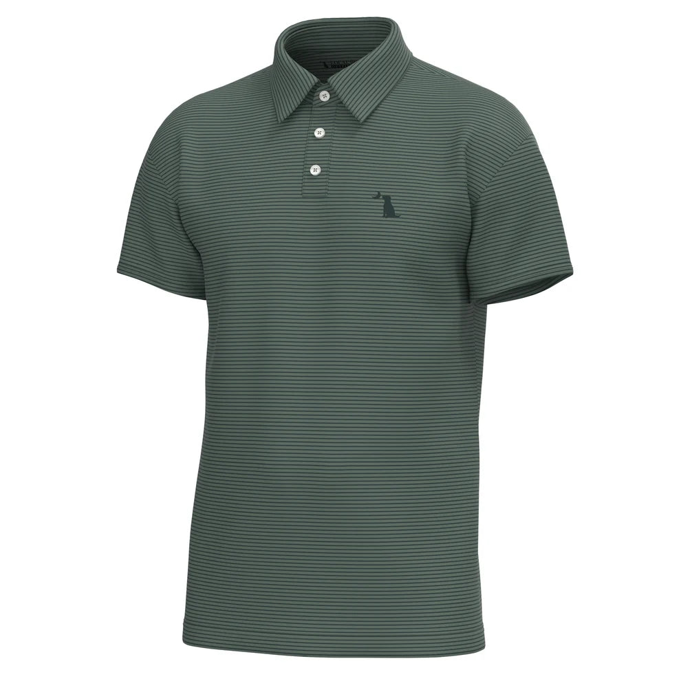 Local Boy Driftwood Polo - Ivy/Spruce