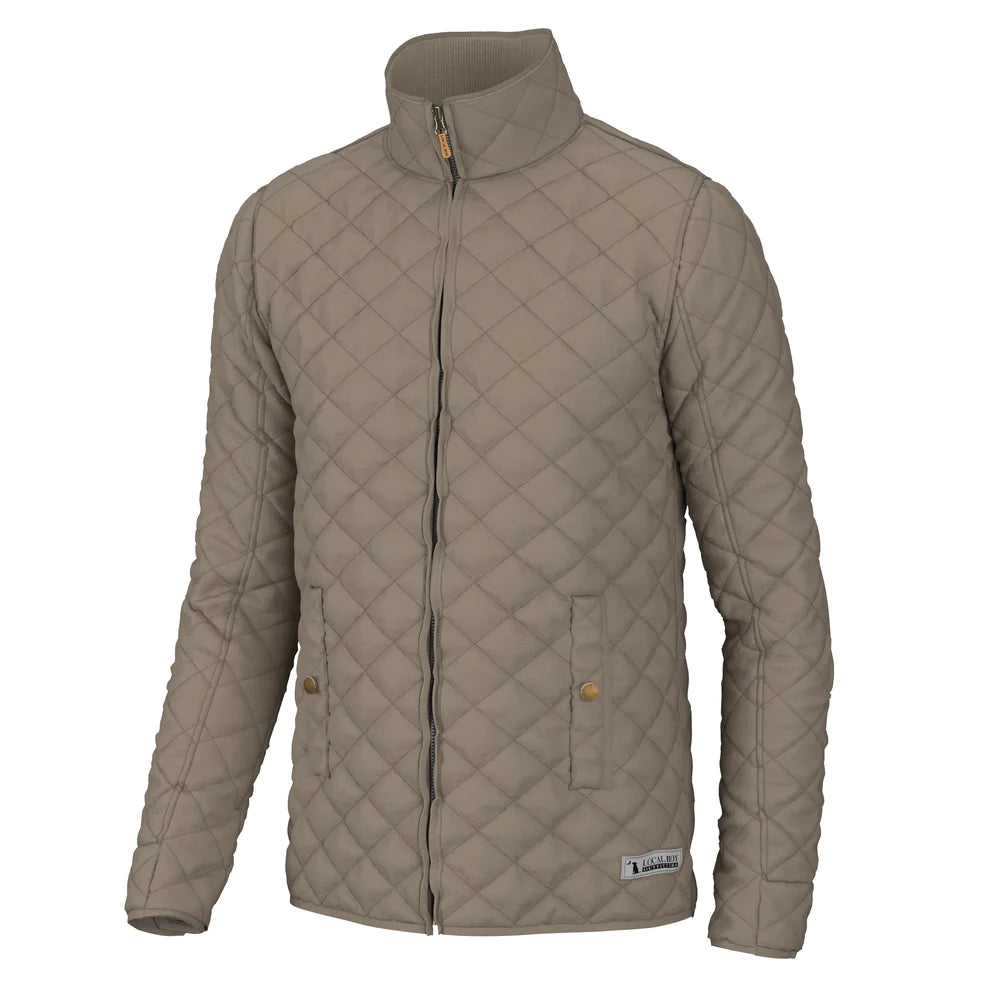 Local Boy Quilted Jacket- Walnut