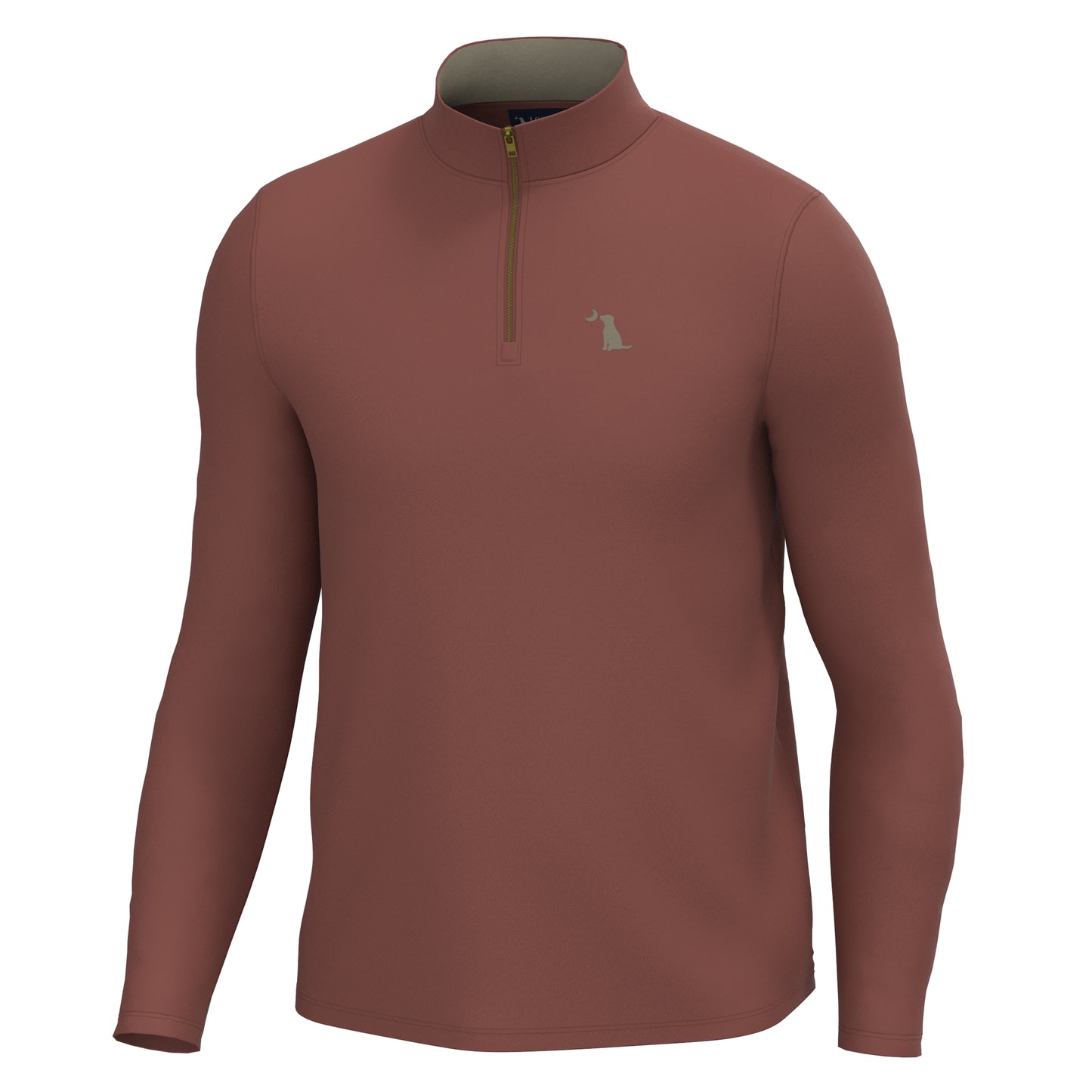 Local Boy Bentley Quarter Zip - Mahogany
