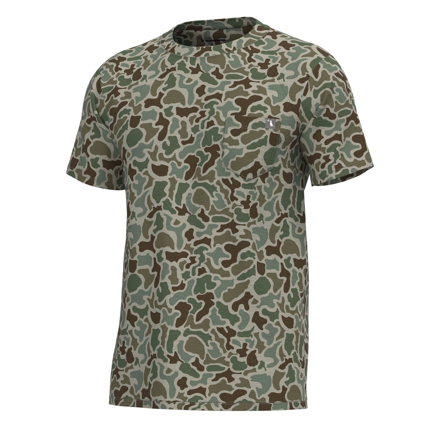 Local Boy Heather Blend Crew - Localflage Forest Camo