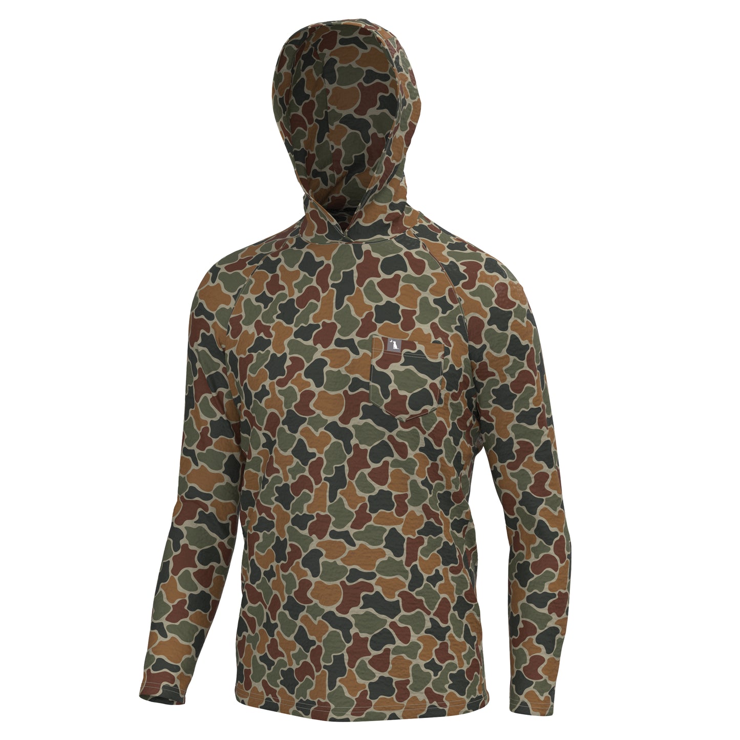 Local Boy Heather Blend Hoodie - Forest Camo Autumn