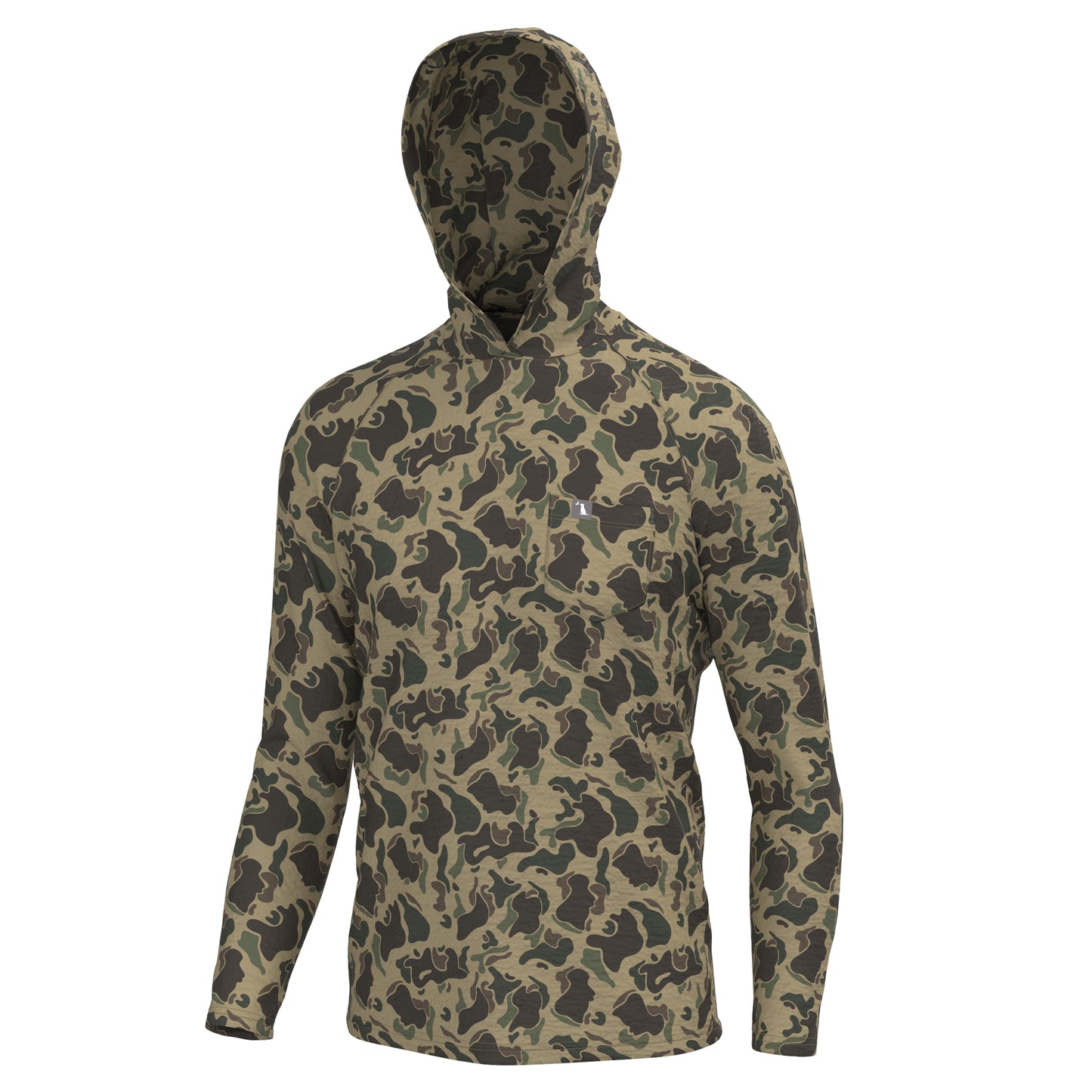Local Boy Heather Blend Hoodie - Retro Camo