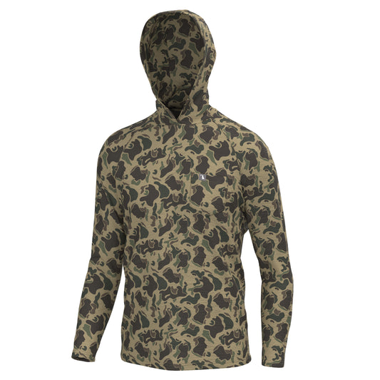 Local Boy Heather Blend Hoodie - Retro Camo