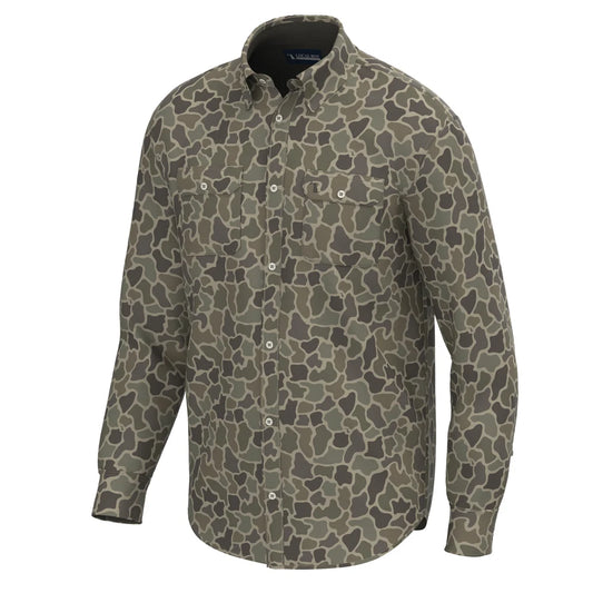 Local Boy Camo Button Up - Brush Camo
