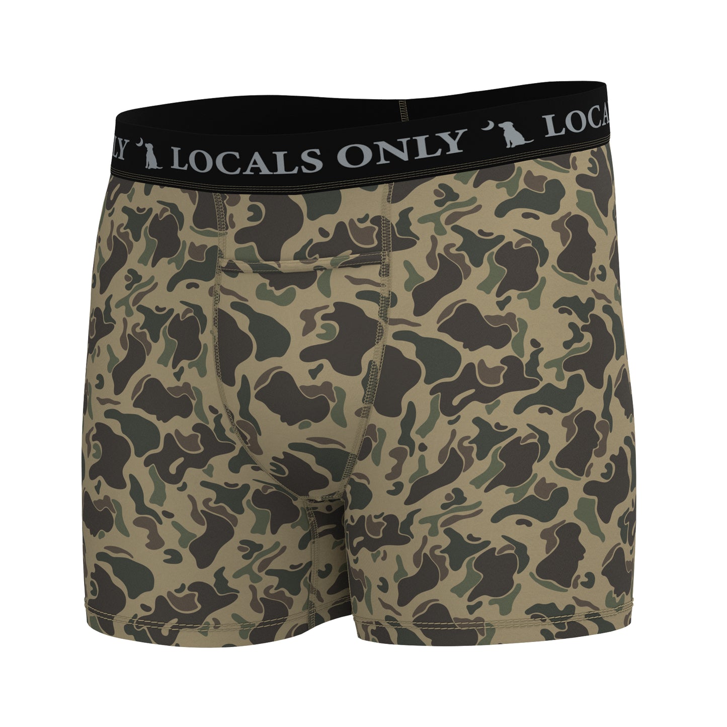 Local Boy Boxer Briefs - Retro Camo