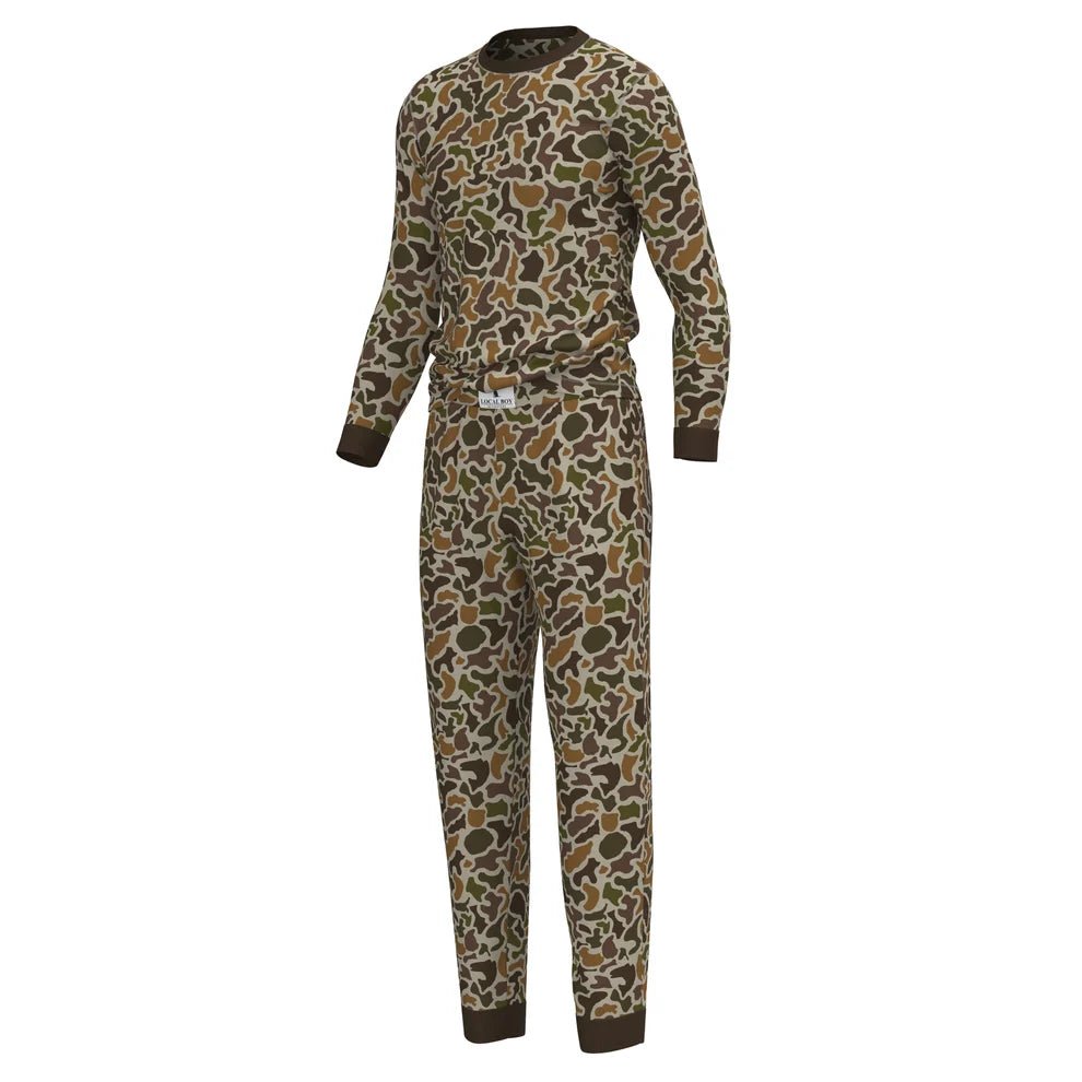 Local Boy Youth Rib Pajama Set -  Localflage Vintage