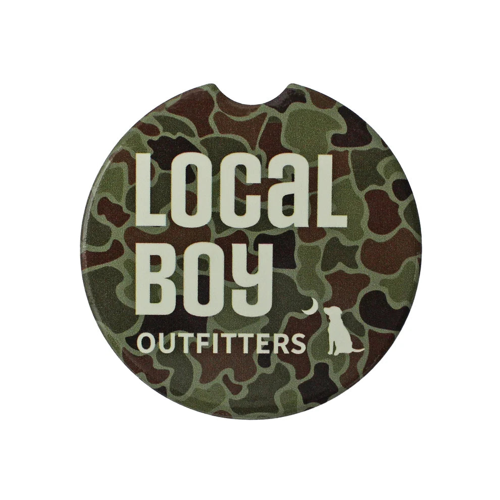 Local Boy Car Coasters - Aligned Localflage OD