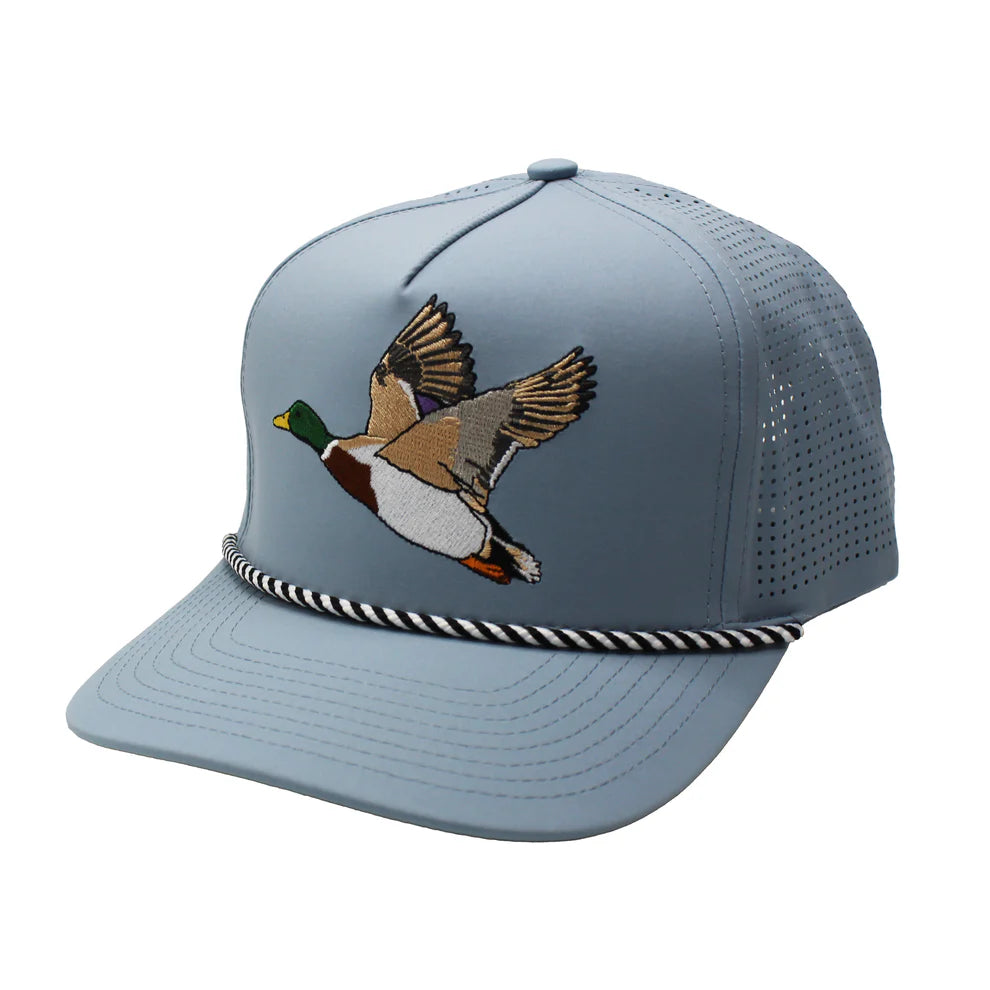 Local Boy Mallard Perforated Rope Hat - Light Blue