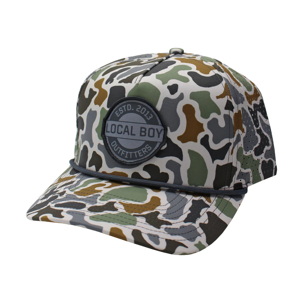 Local Boy Orb Perforated Rope Hat - Localflage Bluff