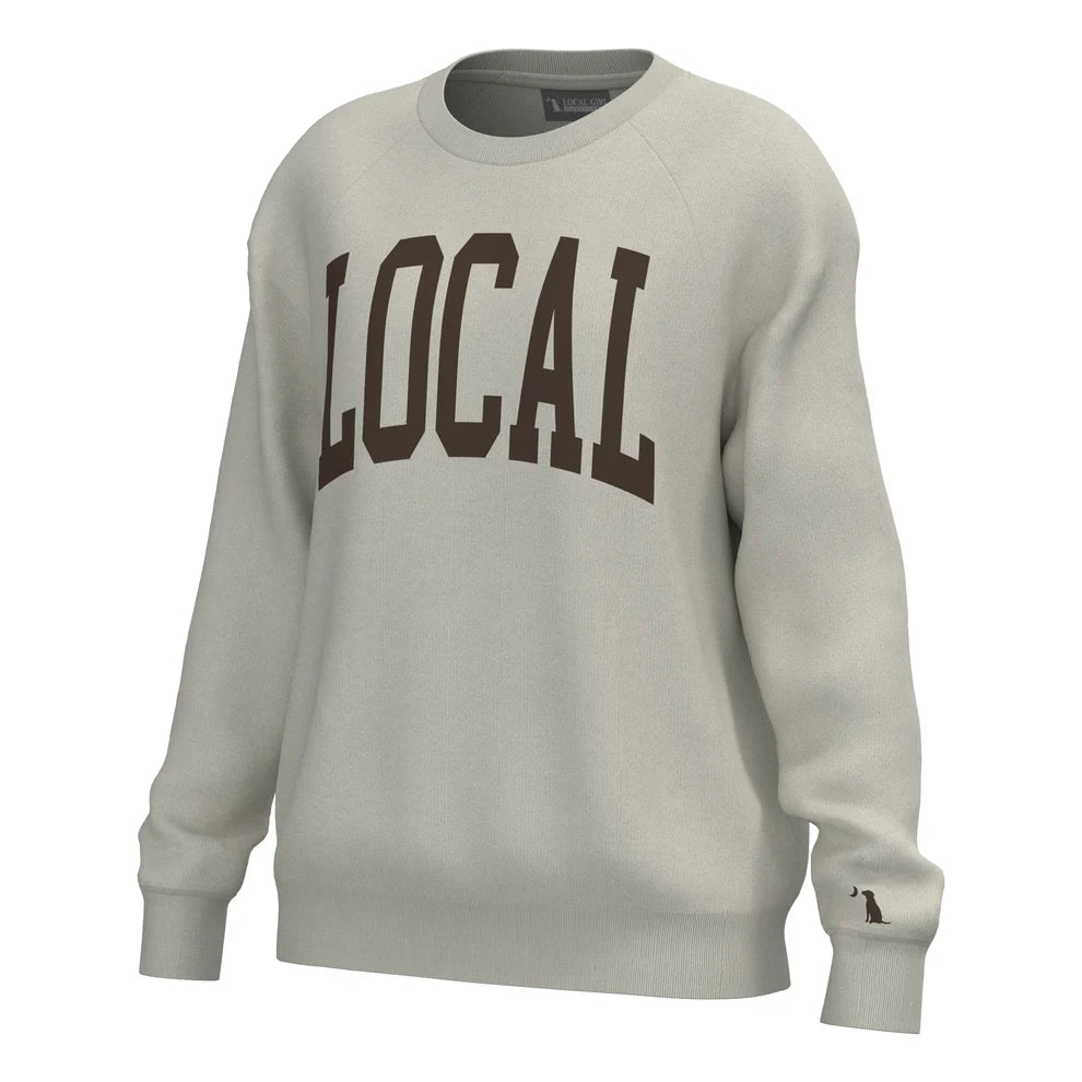 Local Girl Crescent Crew - Light Sand