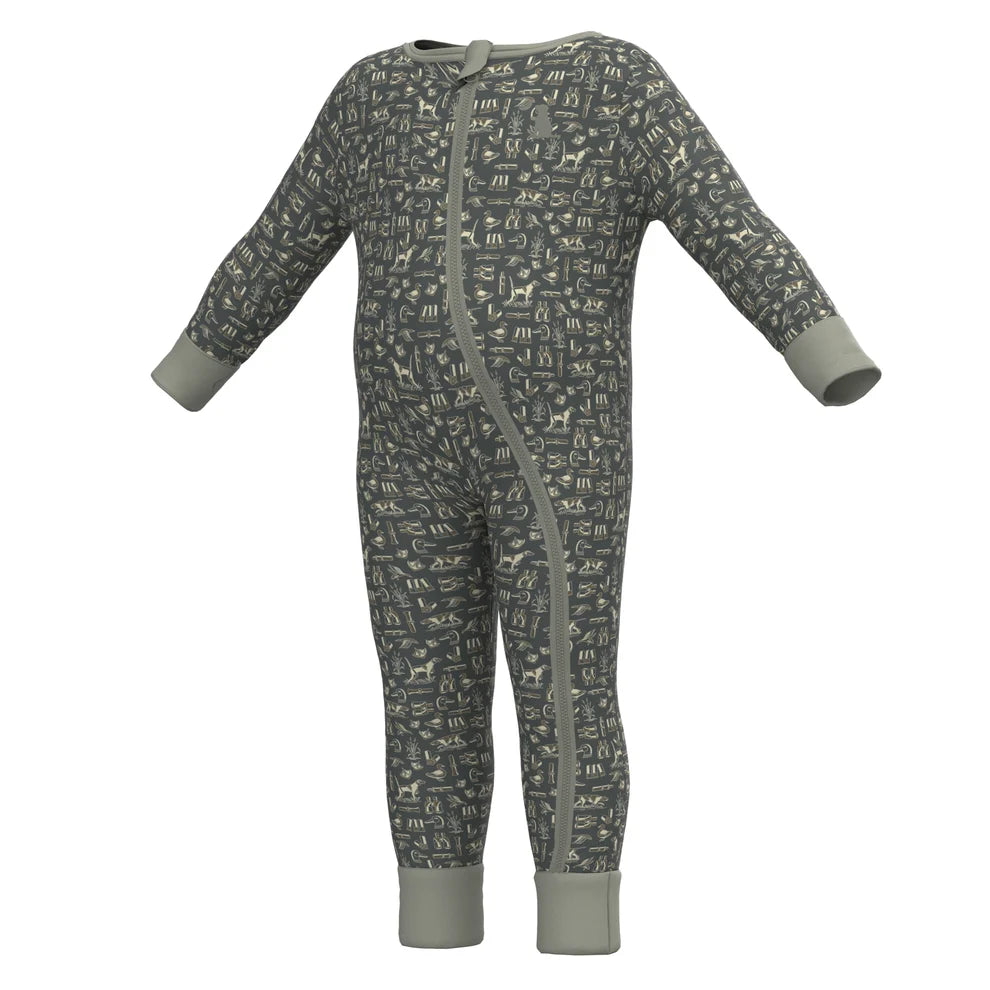 Local Boy Baby Bodysuit - Brown
