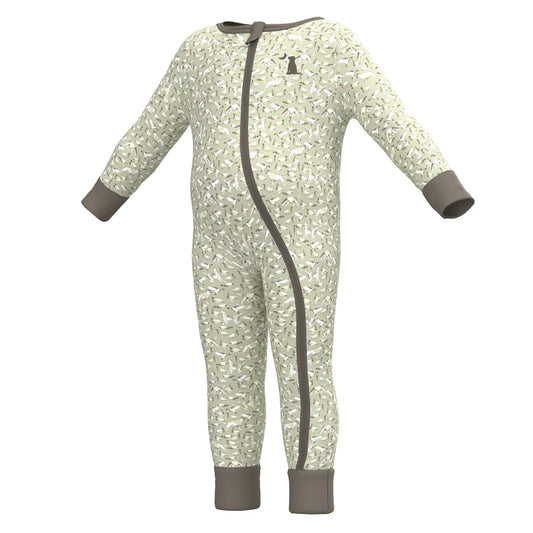 Local Boy Baby Bodysuit - Green Duck Dog