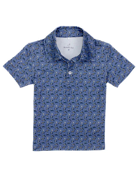 Properly Tied Youth Inlet Polo Flock