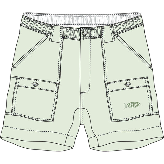 Aftco Original Fishing Shorts - Mist