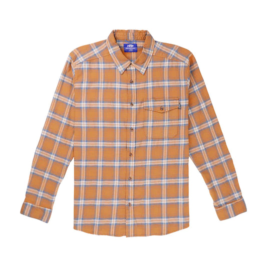 AFTCO Lager LS Flannel- Cathaway Spice