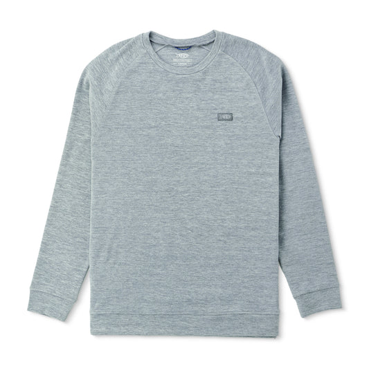 Aftco Coastal Layer Crew - Steel Heather