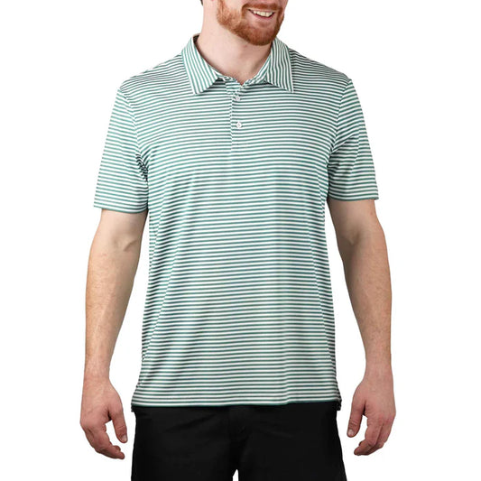 Aftco Link Performance Polo - Jade Dust