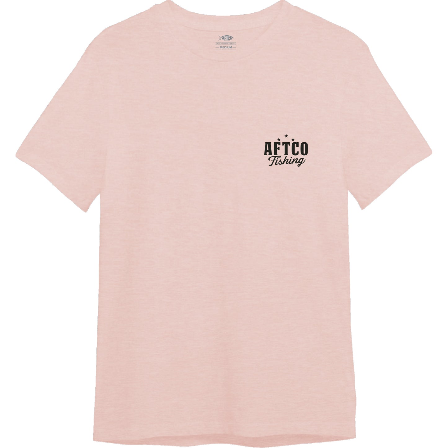 Aftco Noon Dusty Rose Heather Tee