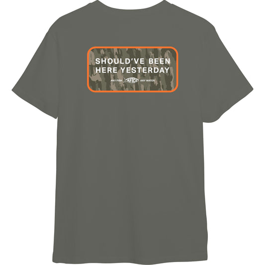 Aftco Yesterday SS Tee - Mulled Basil