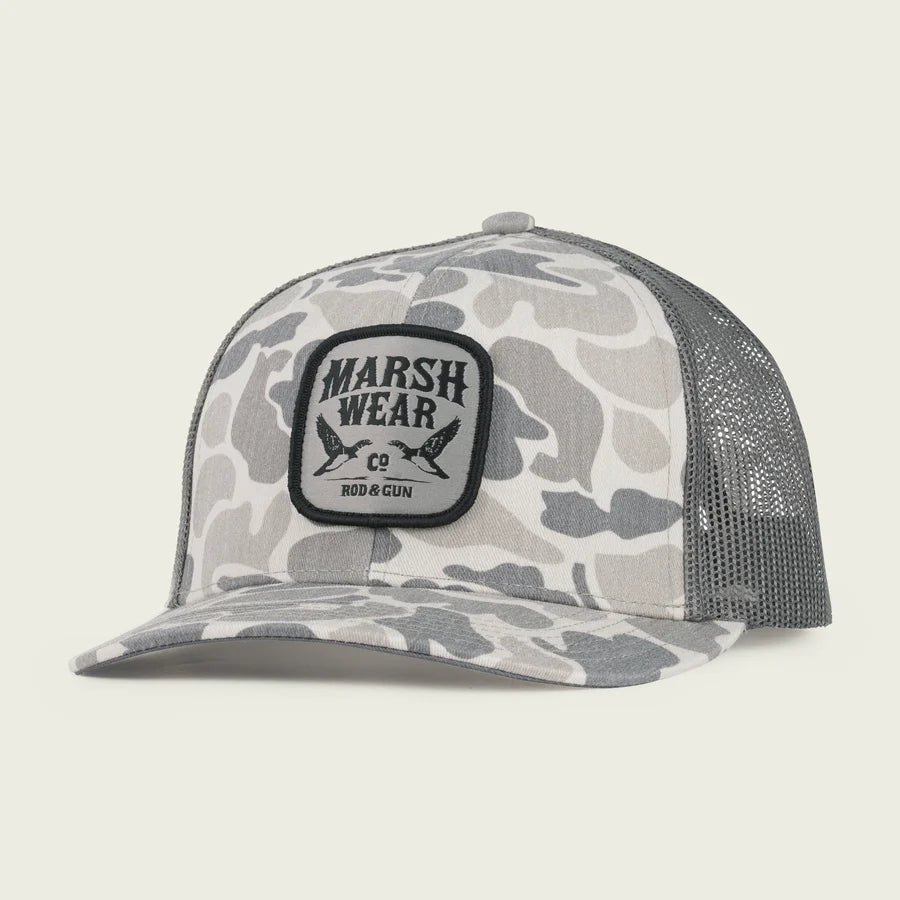 Marsh Wear Daffy Trucker- Stone Mallard Camo