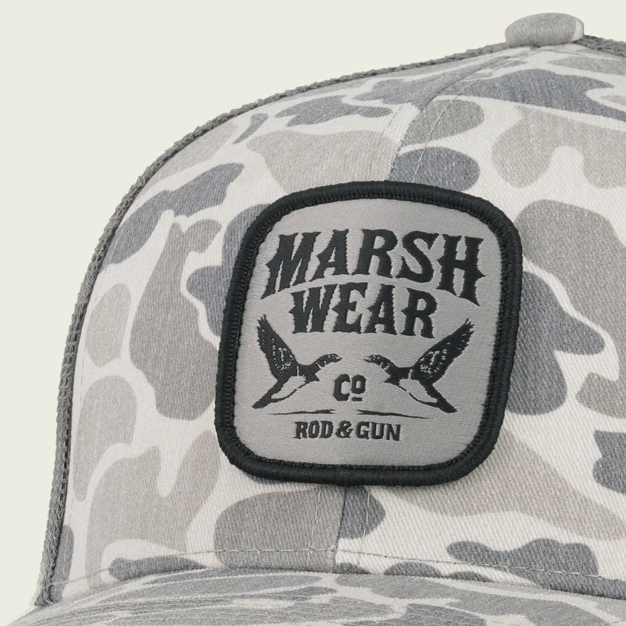 Marsh Wear Daffy Trucker- Stone Mallard Camo