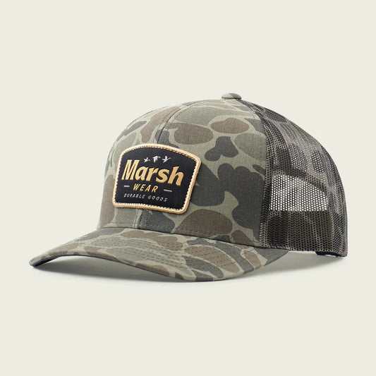 Marsh wear Formation Trucker Hat- Dark Green Mallard Camo