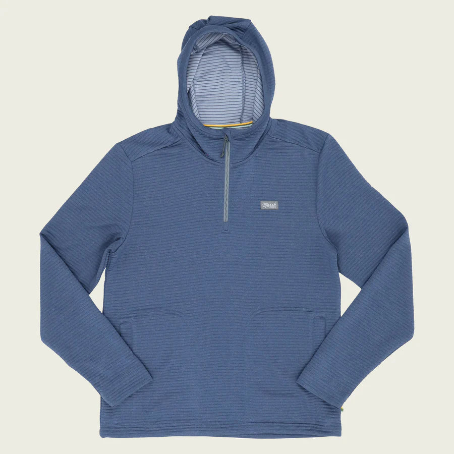 Marsh Wear Youth Sullivan Tech Hoodie -Stargazer Blue