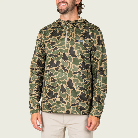 Marsh Wear Sullivan Hagood Tech Hoodie - Green Mallard Camo