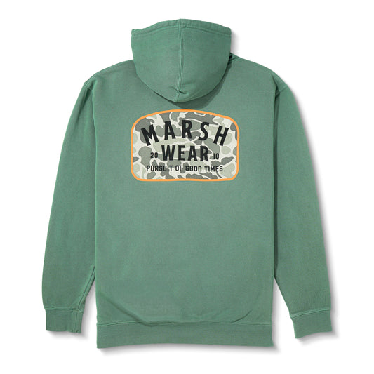 Marsh Wear Alton Camo PO Hoodie - Alpine Green