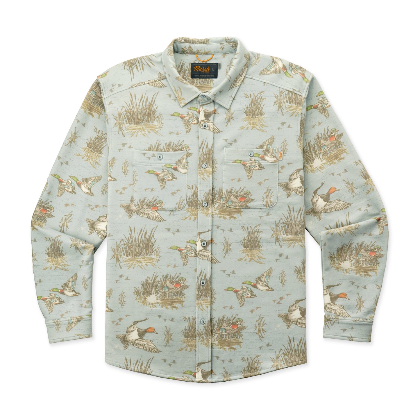 Marsh Wear Fireside Overshirt- Smoke