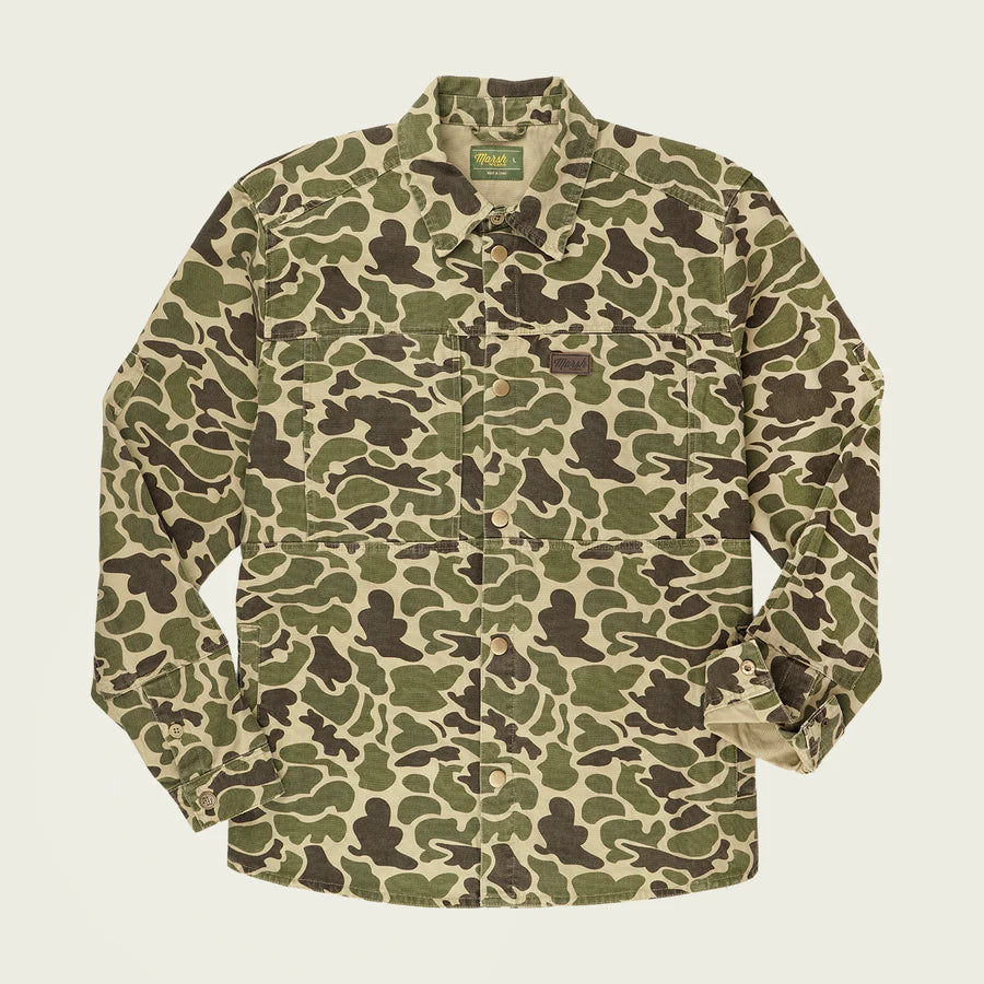 Marsh Wear Delano Shacket - Green Mallard Camo