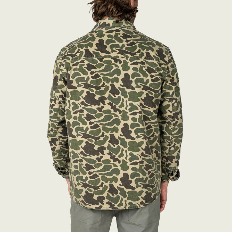 Marsh Wear Delano Shacket - Green Mallard Camo