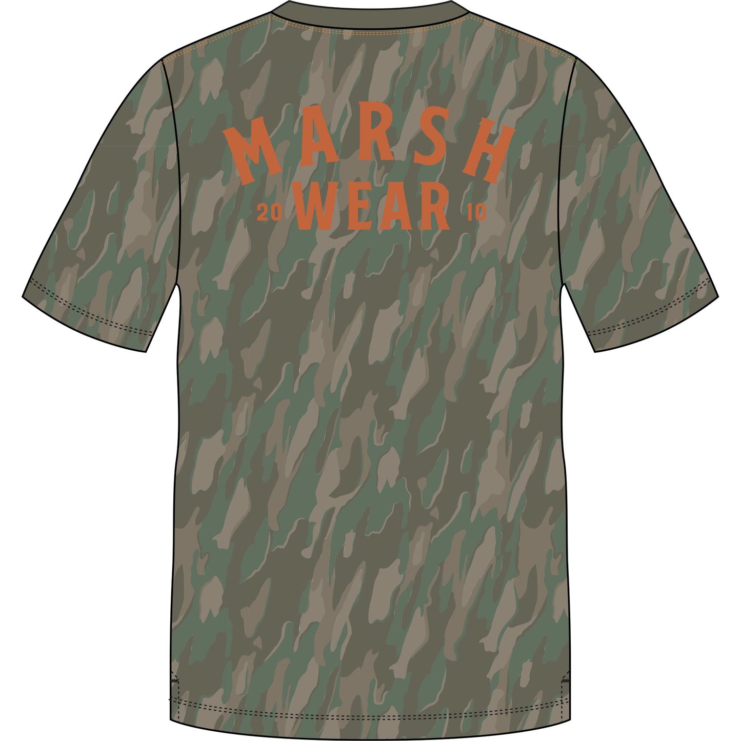 Marsh Wear Stackhouse Hagood SS Tee - Thyme Lowland Camo