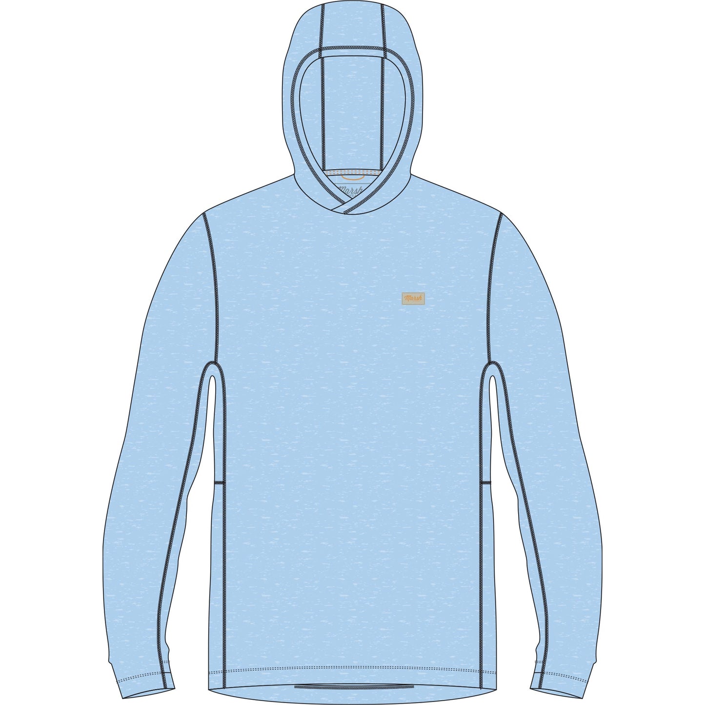 Marsh Wear High Noon Hoodie - Angel Falls Heather