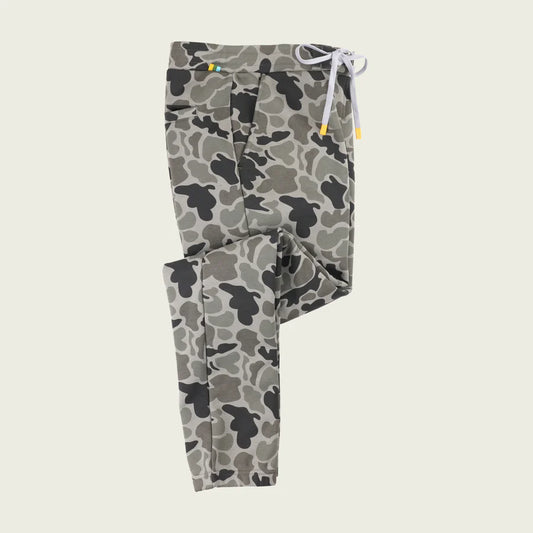 Marsh Wear Youth Fireside Fleece Pants - Dark Green Mallard Camo