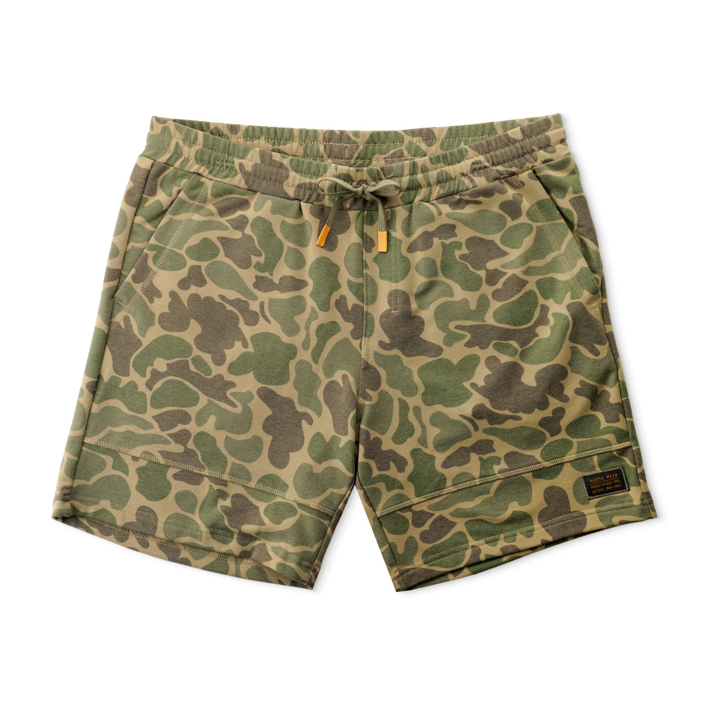 Marsh Wear Fireside Sweatshorts - Green Mallard Camo