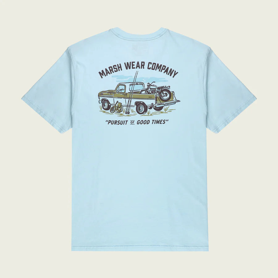 Marsh  Wear T-Shirt Rumble Chambray