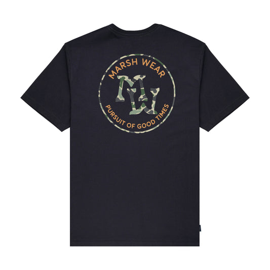 Marsh Wear Icon Tee - Black/Camo